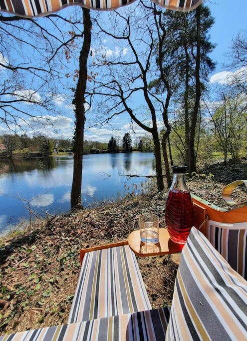 Ferienhaus Blauer See Mit Optionalem Hot-Tub 博克霍恩 外观 照片